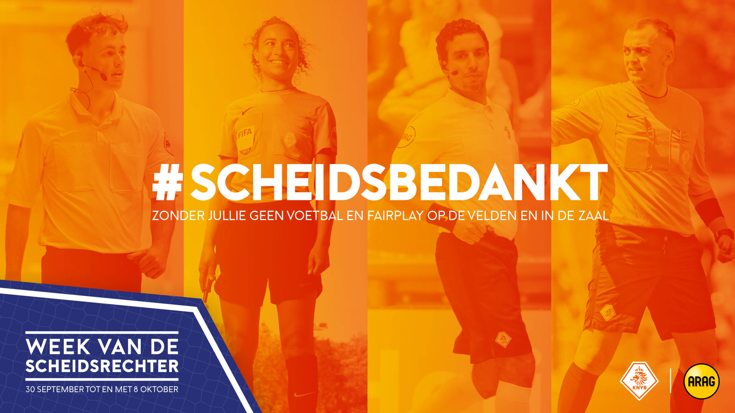 Scheids bedankt!